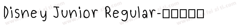 Disney Junior Regular字体转换